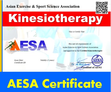  International Kinesiotherapy Certificate by AESA 
